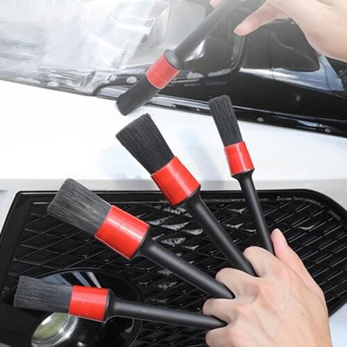 5 Piece Set Car Beauty Box Sharpening Detail Cleaning Brush Convenient And Practical Car Wash Brush Wash And Maintenance Tool #2