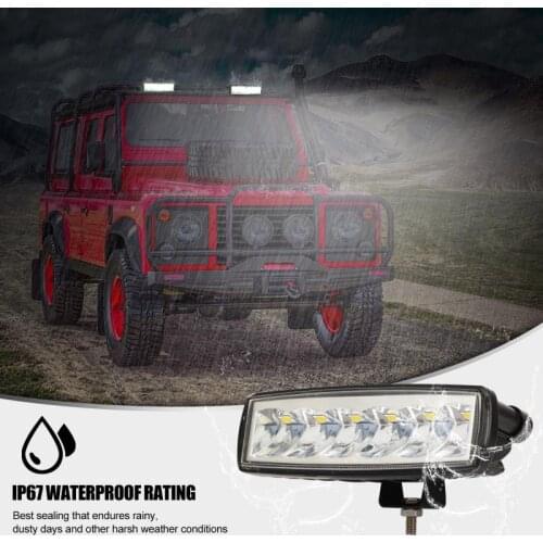 6 Inch Refracting Bar Light 30W Work Light Off-road Vehicle Wrangler Truck Overhaul Headlight Auto Light Bar/Work Light