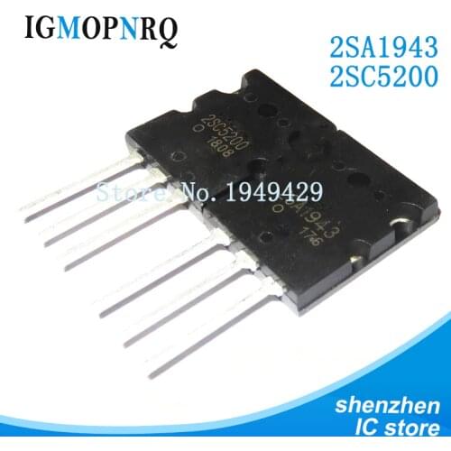 8pcs/lot 4pcs A1943+4pcs C5200 2SA1943 2SC5200 TO-3P pair tube amplifier new