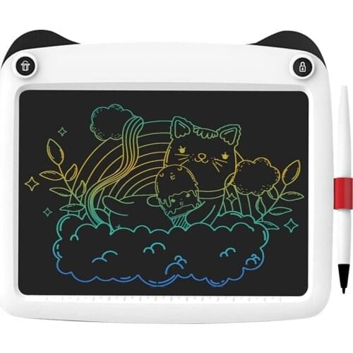 9-Inch Drawing Board Lcd Writing Board Erasable and Reusable Notepad Graffiti Board Color Screen Childrens Gifts