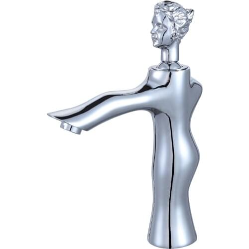 Free ship New arrival single hole Chrome Finish Bathroom Sink Beauty Faucet Mixer Tap deck mounted