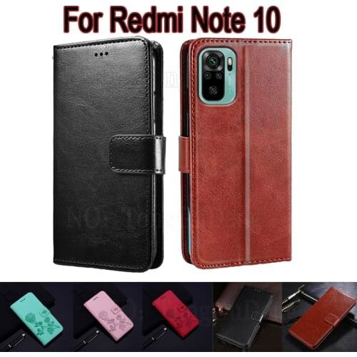 Flip Case For Xiaomi Redmi Note 10 Cover Phone Protective Shell Funda For Xiami Redmi Note10 Case Wallet Stand Leather Book Capa