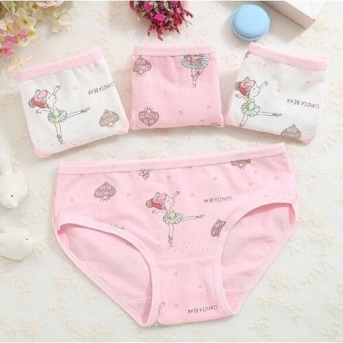 Kids Underwear Cotton Baby Girl Panties Childrens Briefs Cartoon Designs Shorts Girls Underwear Panties