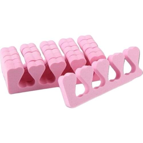 10pcs Nail Art Soft Foam Sponge Finger Toe Separators Extending UV Nail Accessory Tools