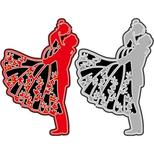 Happy Wedding Cutting Dies Stencil DIY Scrapbooking Embossing Paper Card Decor