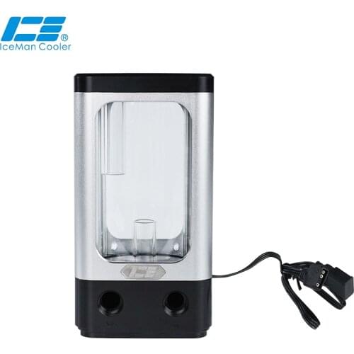 IceManCooler DX5 120 Water Tank 5v 3pin ARGB,Support Motherboard Control,Silver,White,Black,High Quality,Seller Higly Recommend