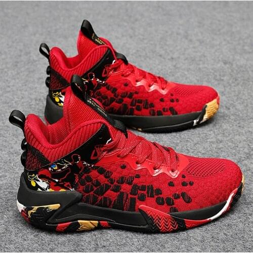 Autumn High Top Anti-Slip Outdoor Sports Shoes Trainer Women Summer High Quality Basketball Shoes Men Sneakers Basket Shoes
