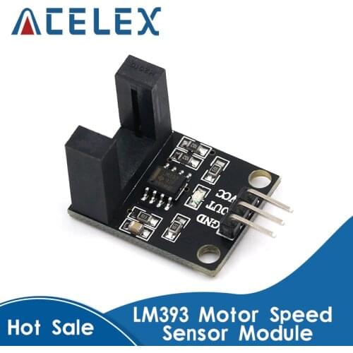 Beam photoelectric sensor Electric counter module LM393 motor count speed sensor module test module groove coupler module