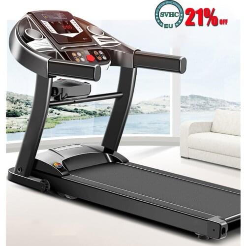 Multifunctional Foldable Mini Fitness Home Treadmill Indoor Exercise Equipment Gym Folding House Fitness Running Treadmills 220V