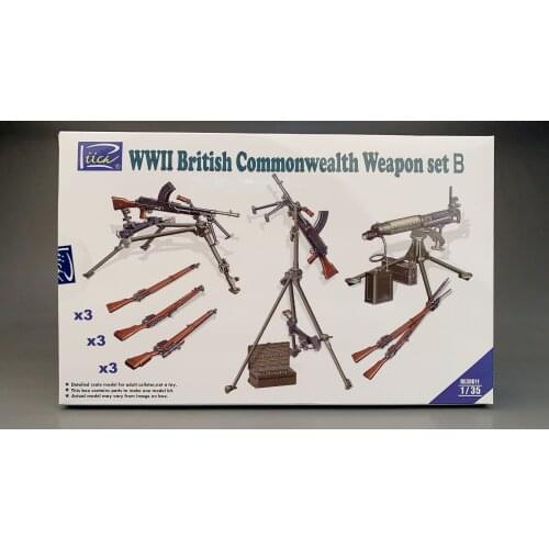 Riich Models RE30011 1/35 WWII British Commonwealth Weapons Set B