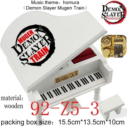 Homura mechanical music box Demon Slayer the Movie: Mugen Train Home office Decor cosplay friends kids Christmas New Year Gift