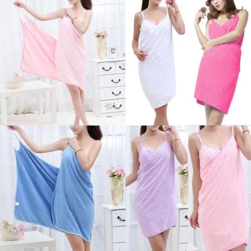 Soft Big Bath Towel Quick-Dry Bathing Shower Soft Towels Bathing Bathrobe Dacron Microfiber Fast Dry Spa Wrap Dress