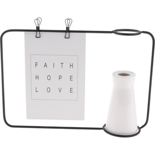 10inch Desktop Picture Frame 1 Photo Photograph Frame Iron Bracket Iron Rack Display Holder Stand