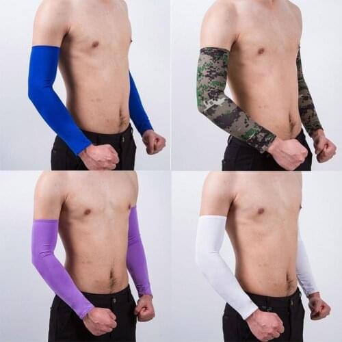 1 Pair Men Women Arm Sleeves Summer Sun UV Protection Cycling Running Fishing Clambing Driving Arm Cover