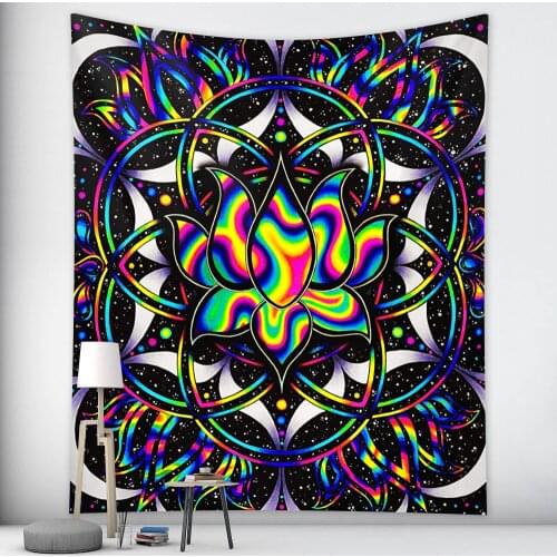 Tai Chi diagram wall decoration Mandala witchcraft Indian tapestry Bohemian decoration Hippie home decoration yoga mat
