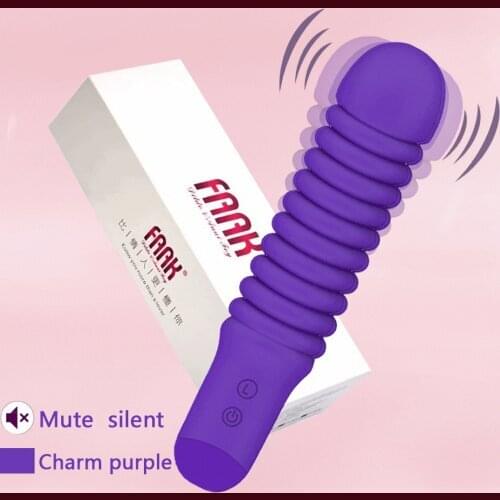 Silicone Vibrator Rod Sex Toy for Women AV Magic Wand Waterproof Powerful Vibrator Massage Vagina Clitoris Dildo Super vibration
