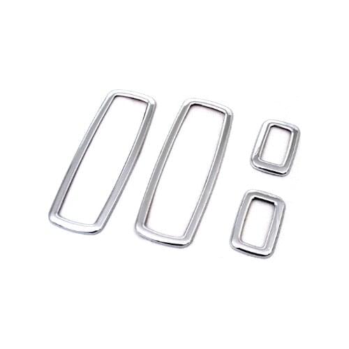Styling Chrome Interior Door Window Switch Surround Covers 1SET New for Jeep Cherokee (KL) 14 UP Durable