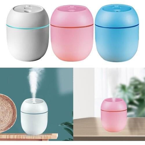 Portable USB Humidifier Cool Mist Humidifier with 7 LED Light Quiet Desktop Humidifier for Home Travel Office Auto Shut-Off