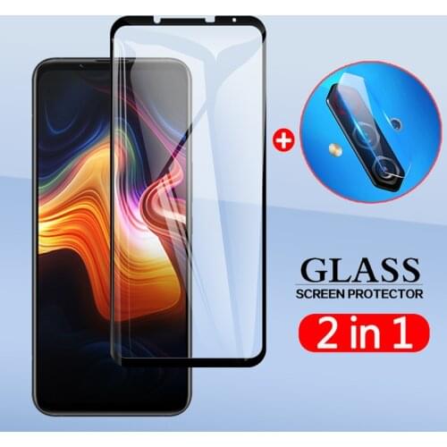 2 In 1 Back Camera Lens Film & Screen Protector Protective Tempered Glass For ZTE nubia Play / Red Magic 5G Lite 6.65"