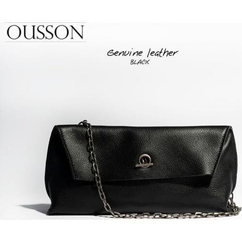 2021 New Chain Bag Women Retro Underarm Bag High Quality Leather Shoulder Bag Exquisite Female Baguette Bag