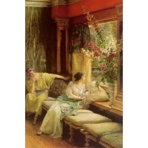 Famous Great Oil Painting Cross Stitch Kits Top Quality love Embroidery Needlework 14CT Unprinted DIY Handmade Art Home Decor