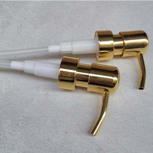 Gold) New Zinc alloy Soap Pump Liquid Lotion Dispenser Replacement Jar Tube Bathroom Liquid Soap Dispensers