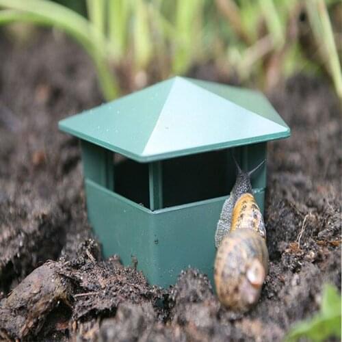 1PC Eco-friendly Snail Cage Slug House Snail Trap Catcher Pests Reject Gintrap Tools Animal Pest Repeller Garden Farm Protector