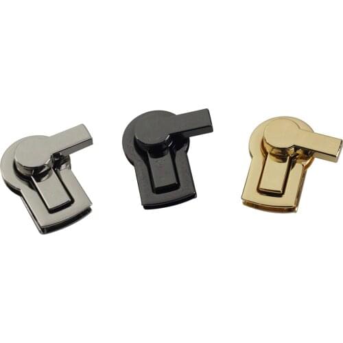 1pcs Metal Bag Turn Lock Twist Lock Clasp for Leather Craft Women Bag Handbag Shoulder Bag Purse DIY Hardware Accessories