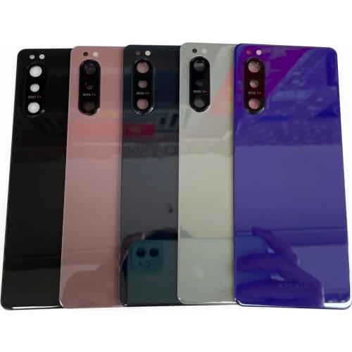 100% Original Gorilla Glass 6 For Sony Xperia 5 II Back Battery Cover SO-52A XQ-AS52 XQ-AS62 XQ-AS72 5ii Rear Door Case Housing