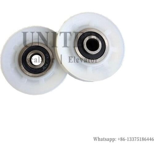 20pcs Elevator Door Rope Roller Door Hanger Roller OD47mm W8mm Bearing 608RS