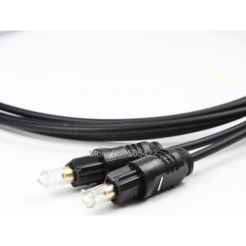 30PCS/LOT Premium Digital Audio Optical Optic Fiber Cable Toslink Cable Cord HD 5FT