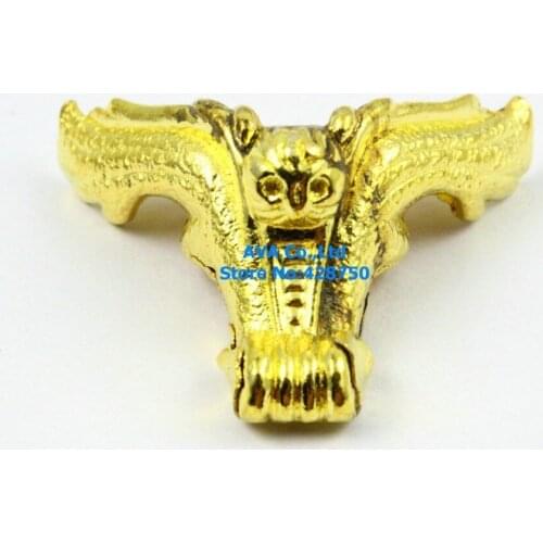 4 Pieces Gold Jewelry Box Feet Animal Box Leg 42x23mm