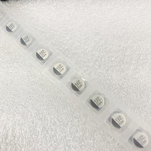 50pcs EEEFK0J221P 6.3V220UF volume 6.3X5.8 panasonic fk-series high-frequency patch capacitance