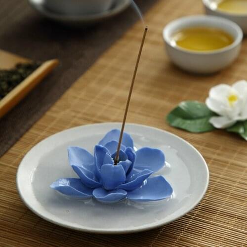 Home Decor Handmade Ceramic Crafts Scented Desk Base Zen Scented Creative Decoration Gift