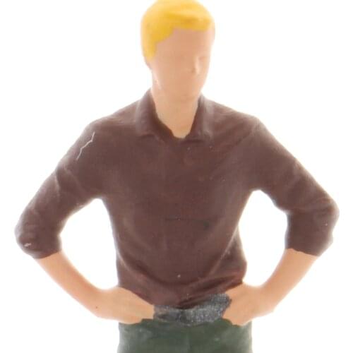 1pc Classical 1/64 Man Figures Diorama Office Scene Model Decoration Painted