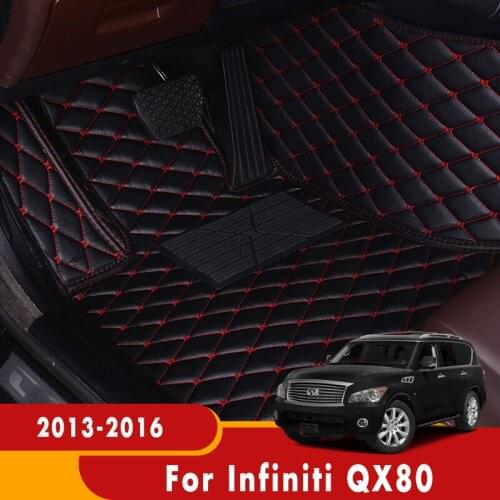 For Infiniti QX80 2016 2015 2014 2013 Car Floor Mats Auto Interiors Accessories Styling Custom Covers Floorliners Parts