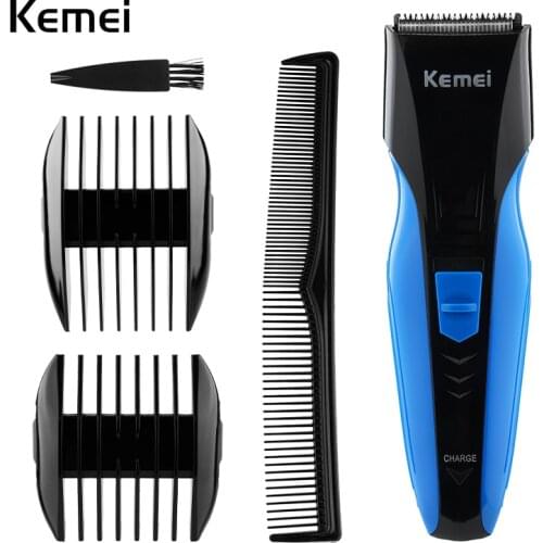 Kemei Professional Hair Clipper Electric Haircut Ceramic Rechargeable Razor Beard Barber for Mans Cordless Hair Cutting Machine