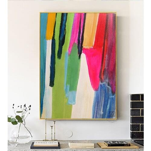 Hand painted canvas wall art paintings for living room wall oil painting abstract original decorative wall pictures for bedroom