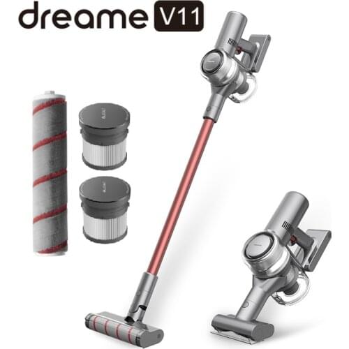 Dreame V11 Handheld Wireless Vacuum Cleaner OLED Display Portable Cordless All In One Dust Collector Floor Carpet Cleaner 25kPa