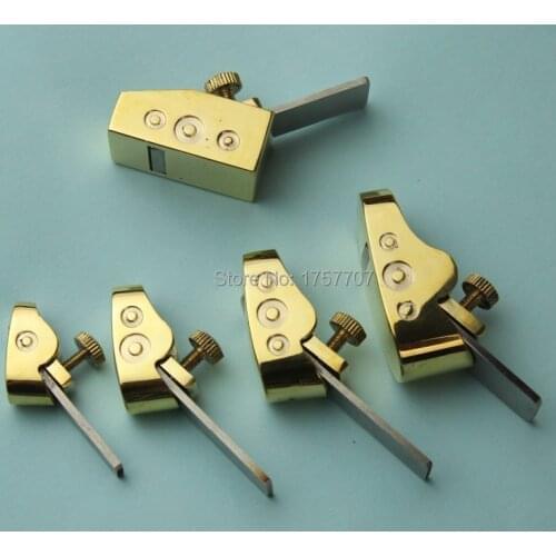 Violin/Cello making tools, 5 pcs various size mini brass planes, New Style