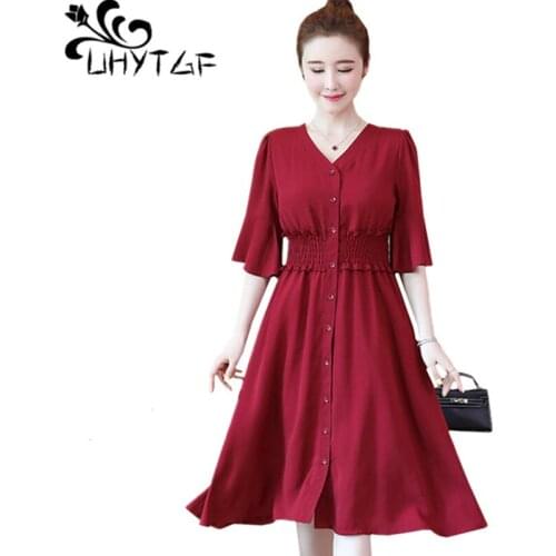 UHYTGF Green Summer Dresses