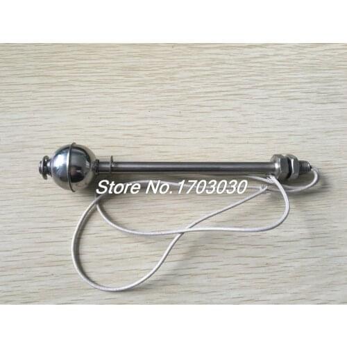 Vertical Liquid Water Level Sensor Stainless Steel Floating Float Switch 165mm