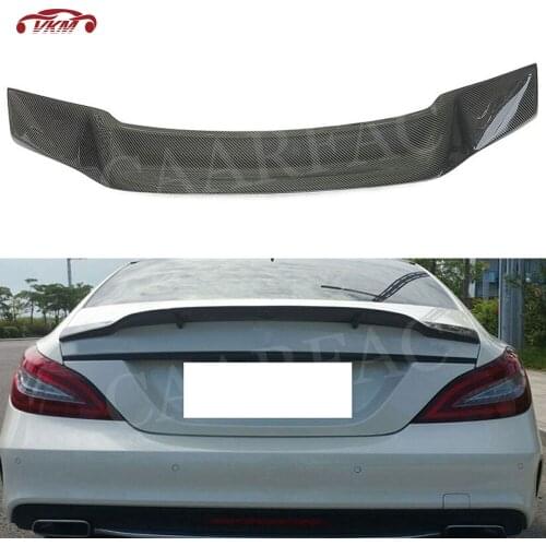 Carbon Fiber Rear Spoiler For Mercedez Benz CLS Class W218 CLS300 CLS350 CLS500 CLS550 CLS63 Sedan 2012 - 2017 Rear Trunk Wings