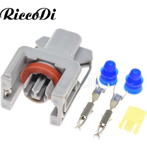 1-20Set 2 Pin Delphi 10811963 240PC024S8014 VW Waterproof Connector For Audi Auto Fuel Diesel Injector Fuel Rail Plug T15