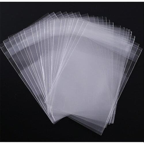 100pcs Large Multi Sizes Option Packaging Bags Self Adhesive Seal Storage Bags High-quality Useful Jewelry Erring Seal Hot Sale