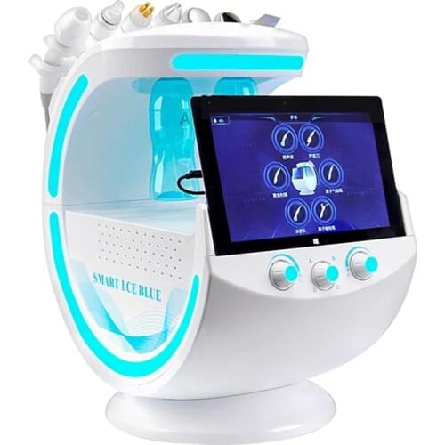 7 in 1 h2 o2 hydra facial oxygen facial cleaning device with bio face lifting skin rejuvenation whitening beauty equipment