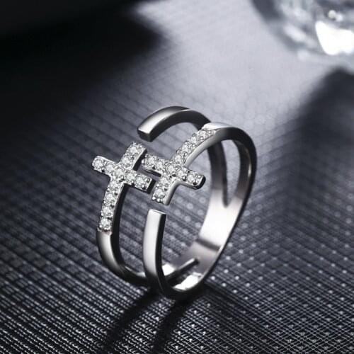 AGOOD Rings With Cubic Zirkonia For Women