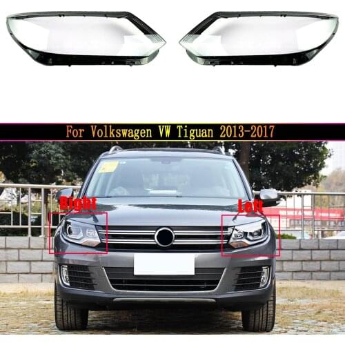 Car Headlamp Lens For Volkswagen VW Tiguan 2013 2014 2015 2016 2017 Car Headlight Headlamp Lens Auto Shell Cover