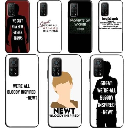 The Maze Runner Qoutes Case POCO X3 Pro F3 F1 F2 M3 Pro Cover For Xiaomi Mi 11 Lite Ultra Note 10 Mi 9T 10T Pro
