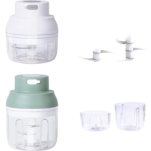 Electric Garlic Masher Mini USB Charging Crusher Chopper Pepper Chili Vegetable